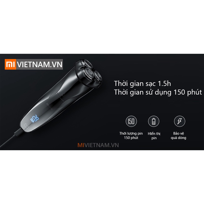 (*)GIAO HỎA TỐC MÁY CẠO RÂU Xiaomi Enchen BlackStone thế hệ 3 Electric Shaver 3D