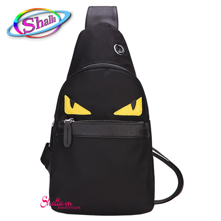 Túi đeo chéo mắt cú mẫu mới Shalla (đen) | BigBuy360 - bigbuy360.vn