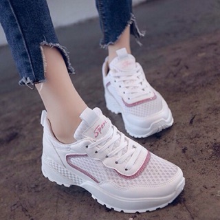 Giày Nữ Trắng Viền Tím 09