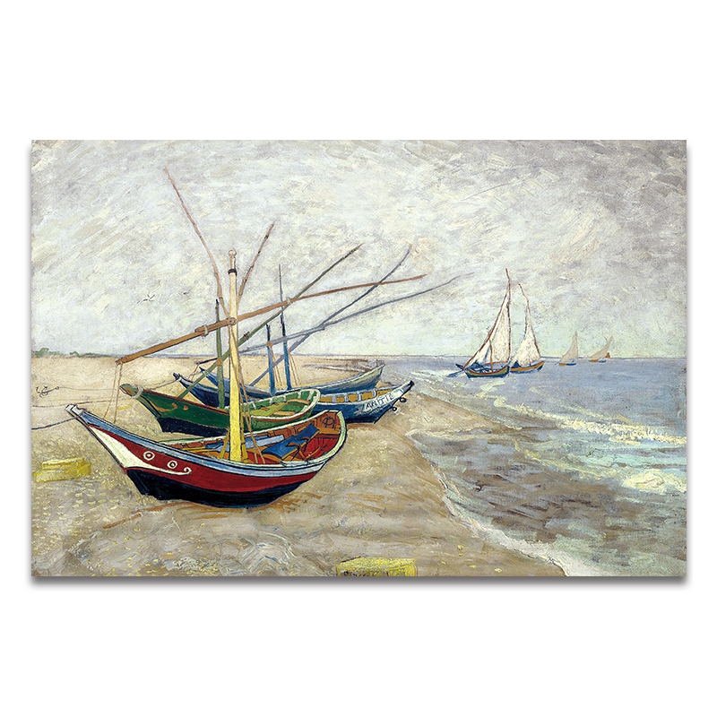 Tranh sơn dầu Van Gogh bằng vải canvas treo tường trang trí tiện dụng