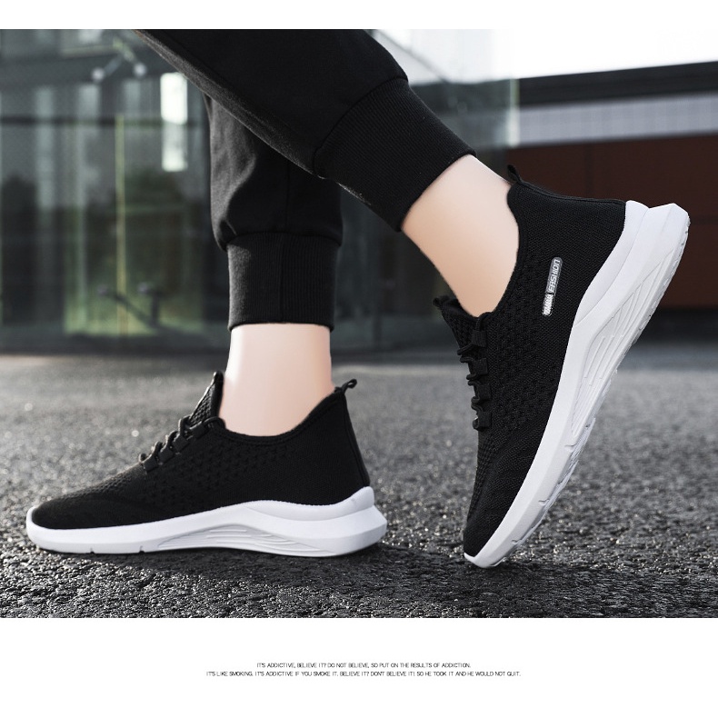 Giày thể thao nam sport màu đen, thời trang năng động