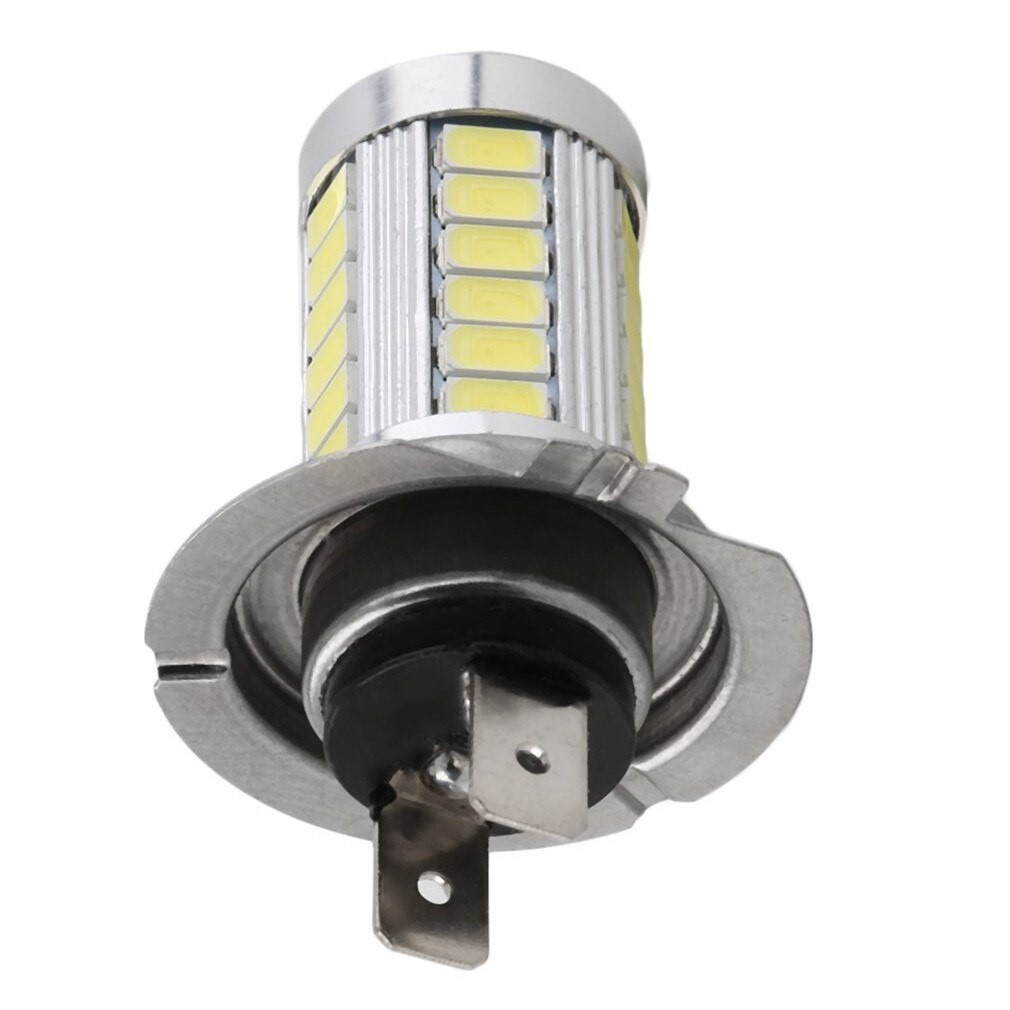 Đèn Led Chân H7 - 33SMD 5630 Dạng Cầu Lồi Cho sương mù, đèn Xi Nhan, Đèn Hậu Đèn Lùi, ô tô, xe máy