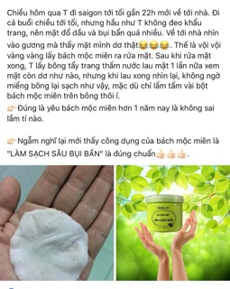 Bột rửa mặt Bách Mộc Niên
