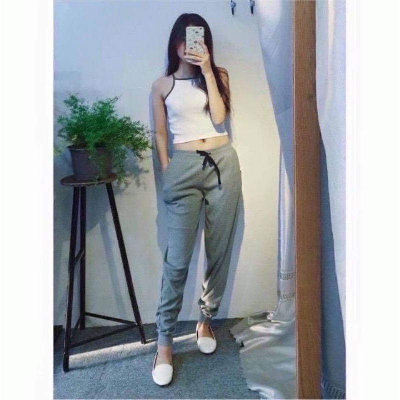 Quần Jogger Lên Tăm Bo Gấu mùa đông