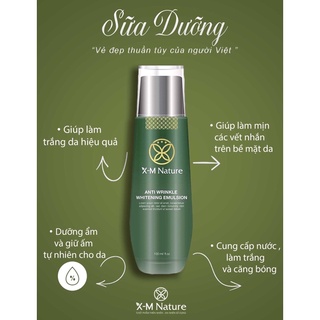 Sữa dưỡng trắng  da  xm - nature