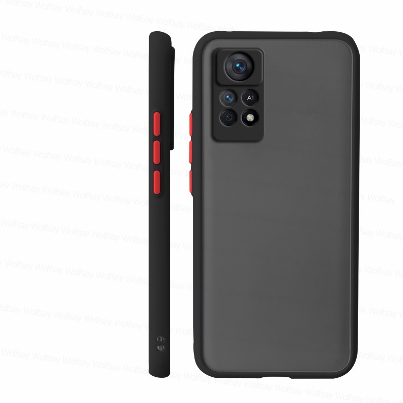 Ốp Điện Thoại PC Cứng Mặt Nhám Chống Sốc Cho Xiaomi Poco X4 Pro 5G Case Xiaomi Poco X3 X4 M4 Pro 5G
