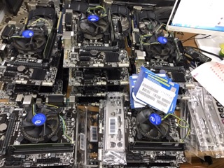 COmbo Main H110 giga+Ram 16g dr4+i5/6500-video thực tế