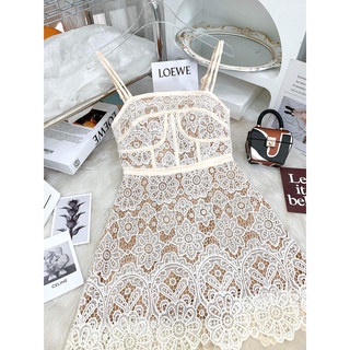 ĐẦM MINI REN 2 DÂY