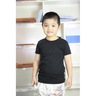 Áo trơn đơn giản - MÀU ĐEN Thời trang PhanTom