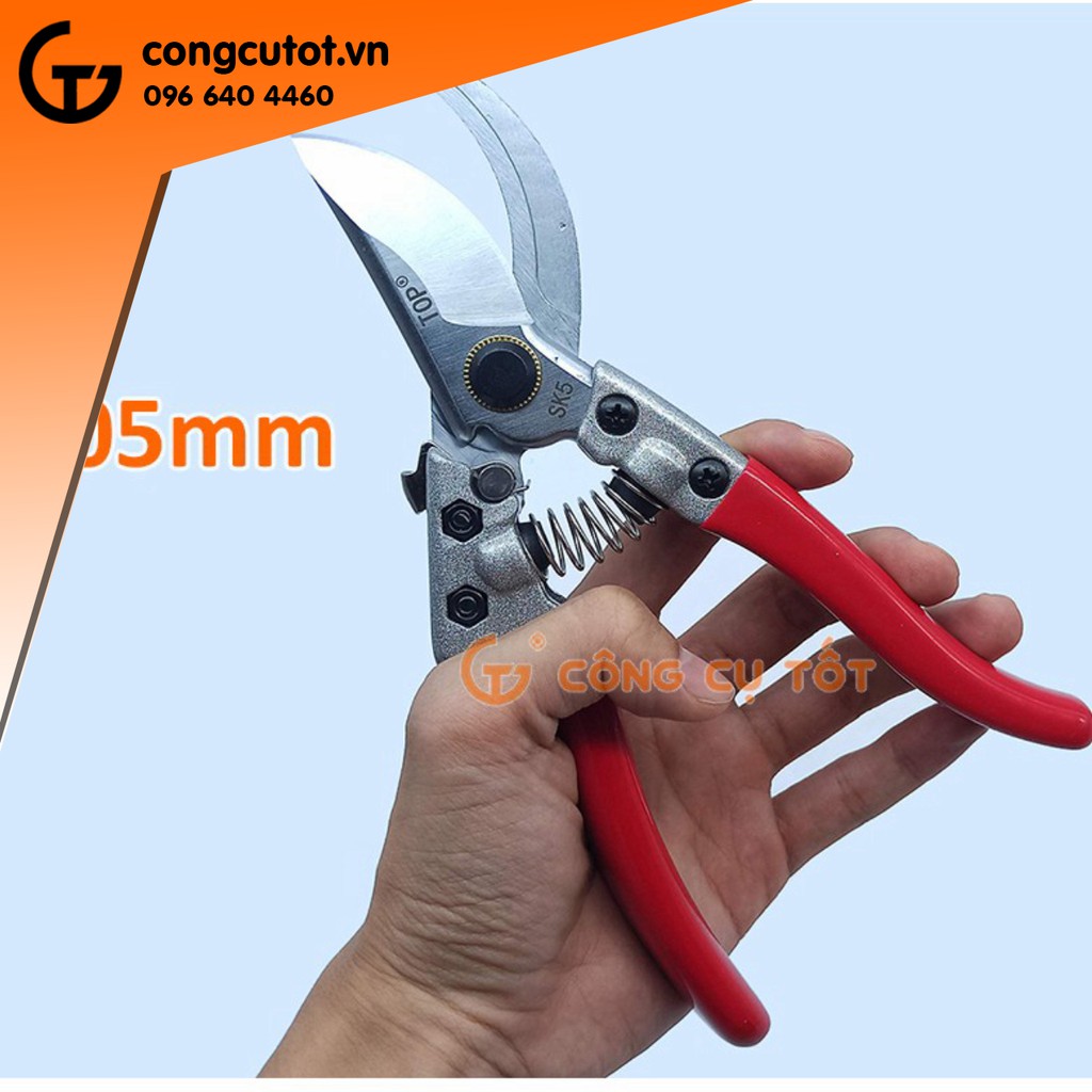 Kéo cắt cành 205mm có ốc chống bửa to để cắt cành cứng