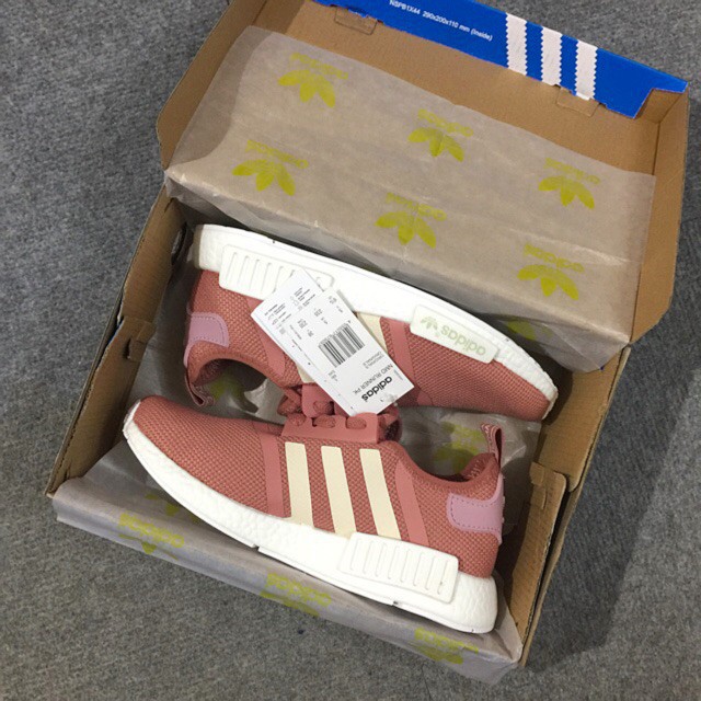 (Video cận cảnh) Giày Sneaker NMD Raw Pink