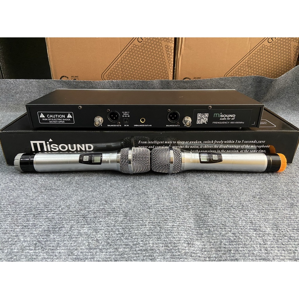 Micro không dây Mísound M550I hàng nhập khảu chính hãng.