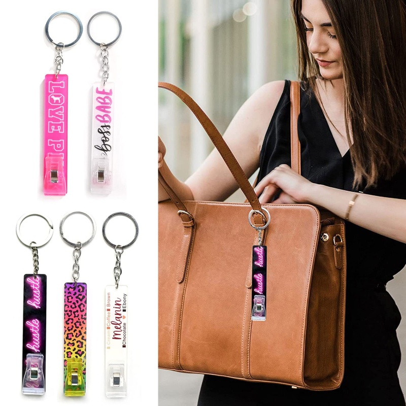 Set 5 Kẹp Thẻ Tín Dụng Bằng Acrylic