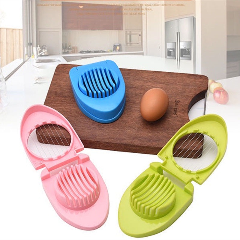 Máy cắt trứng Máy cắt trứng đa chức năng Máy cắt trứng gia dụng nhà bếp bằng thép không gỉ lạ mắt Cắt hoa rời Máy cắt trứng