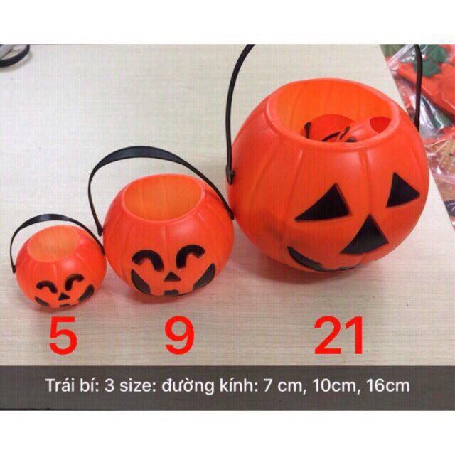 [HALLOWEEN] GIỎ BÍ NGÔ QUAI XÁCH ĐỰNG KẸO SIÊU DỄ THƯƠNG NHIỀU SIZE