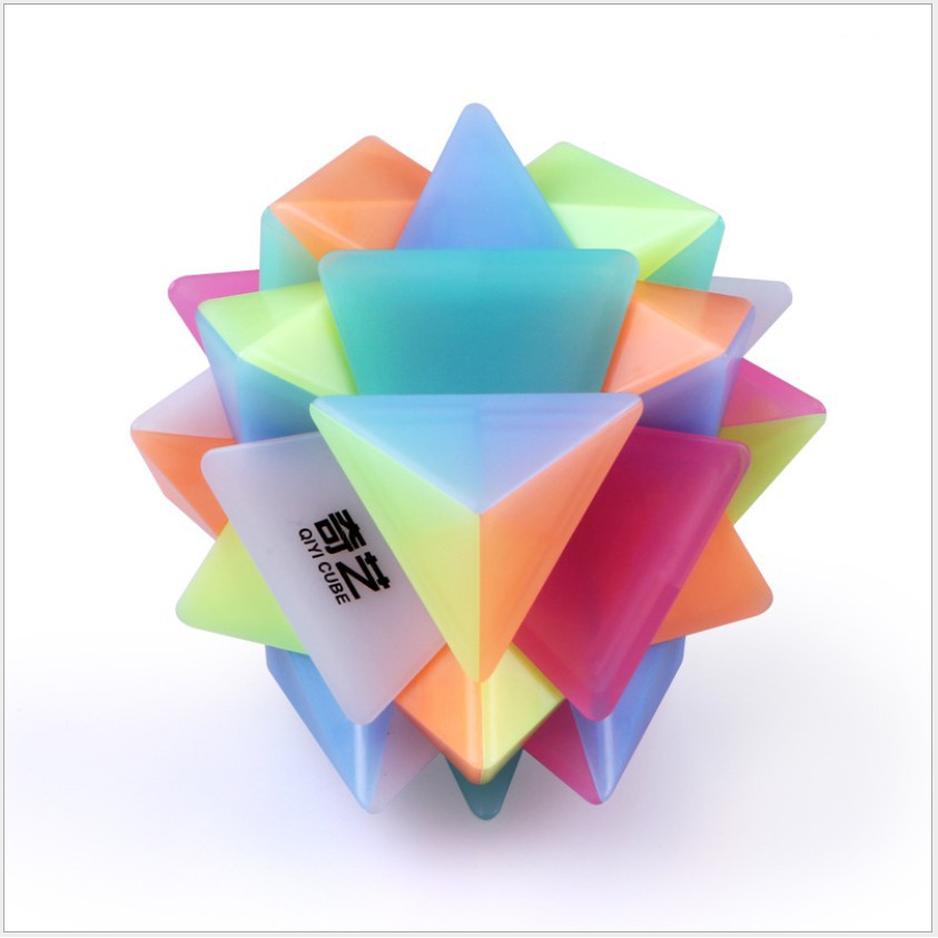Rubik Jelly khối Axis - Rubik biến thể màu thạch anh