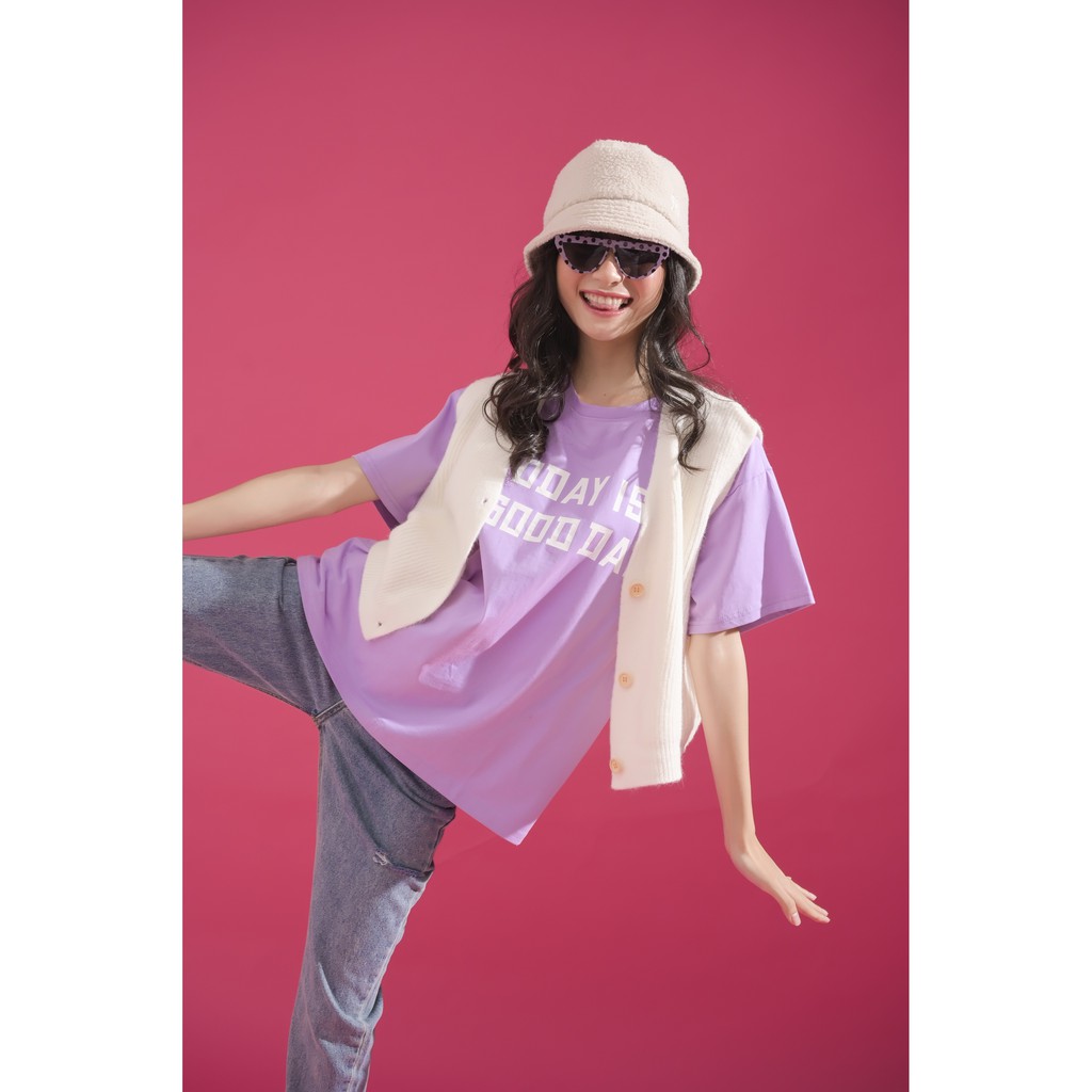 [ Miều ] Áo thun in hình Today is a good day