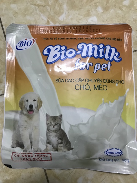 Sữa bột Bio Milk cho Chó Mèo