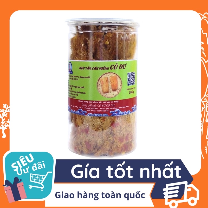 mực cán mỏng tẩm gia vị