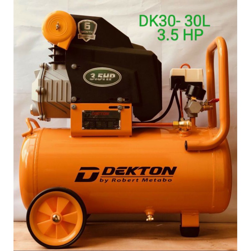 Máy nén khí DEKTON 30lit 3.5hp có dầu nạp hơi siêu nhanh chuyên công trình .