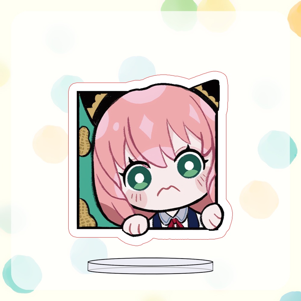 ( MINI ) Mô hình Standee in hình SPY X FAMILY - GIA ĐÌNH ĐIỆP VIÊN Nhiều Mẫu anime chibi mica trưng bày
