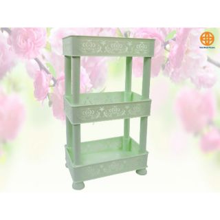 Kệ chữ nhật 3 tầng hoa Việt Nhật