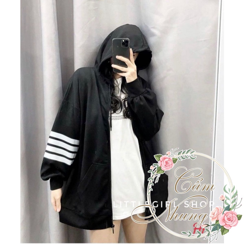 Áo khoác Unisex 4 sọc tay siêu hot CAMNHUNG