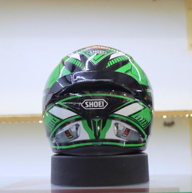 MŨ BẢO HIỂM FULLFACE ROC 1 KÍNH LÊN TEM SHOEI XANH LÁ