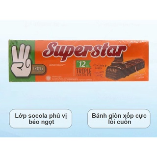 Bánh xốp Super Star Sôcôla 216