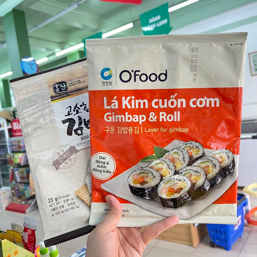 Lá Kim cuốn cơm Gimbap & Roll O'Food 5 lá 10g