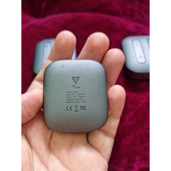 Tai nghe Bluetooth TWS Rezo T206 Xám Đen