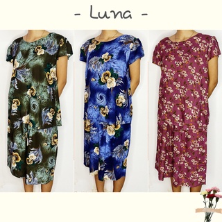 Bộ lanh trung niên mặc nhà cho mẹ cho bà bigsize quần lửng áo tay đùi LUNA mùa hè thoáng mát