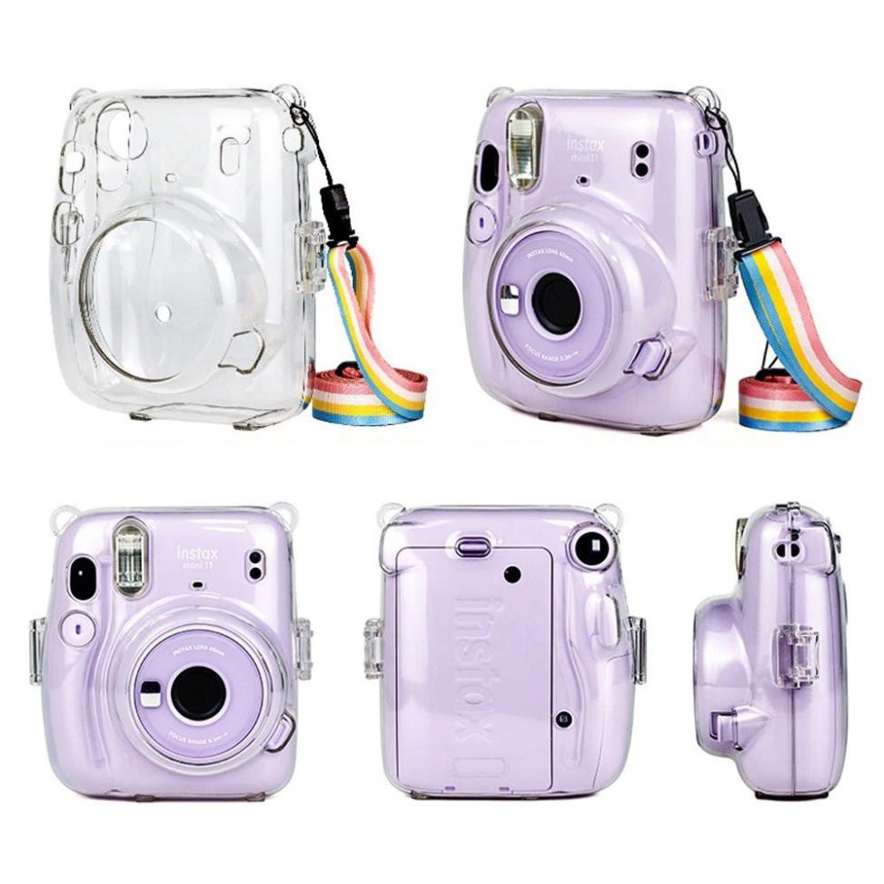 Instax Mini 11- Vỏ nhựa case trong cho máy ảnh Instax Mini 11
