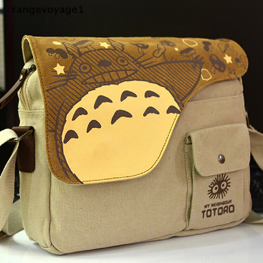 Túi Xách Nữ Vải Bố In Hình Totoro Thời Trang Hàn Mới