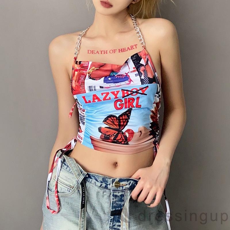 Áo Croptop Không Tay Hở Lưng Cá Tính Cho Nữ | BigBuy360 - bigbuy360.vn
