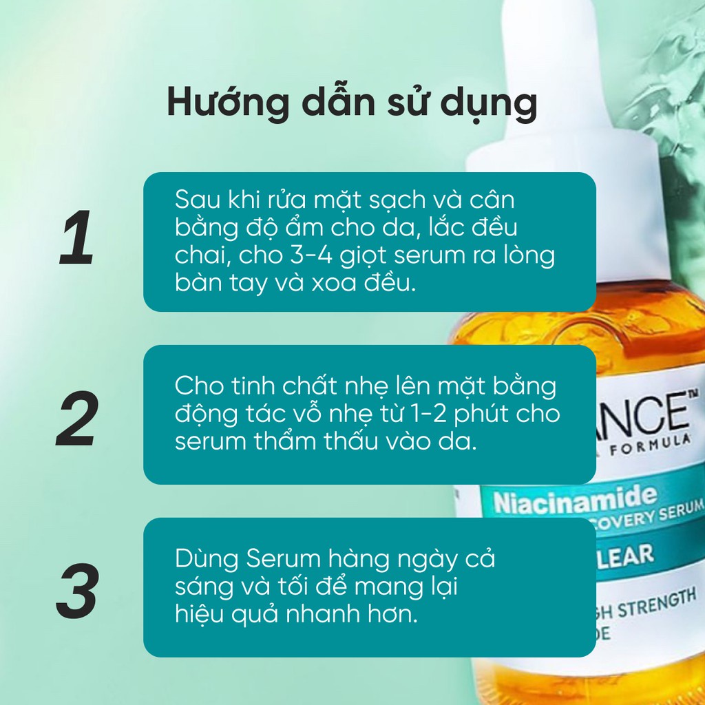Tinh chất giảm mụn mờ thâm Balance Active Formula Niacinamide 15% Blemish Recovery Serum 30ml