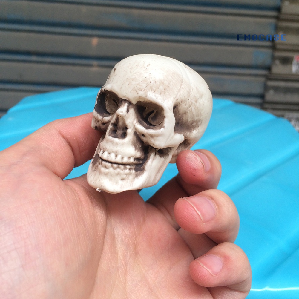 Đầu Lâu Nhựa Mini 5cm Trang Trí Halloween