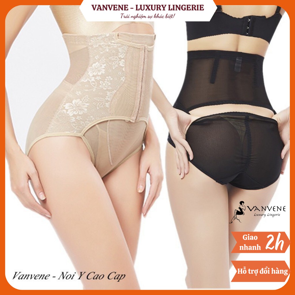 VANVENE QUẦN GEN BỤNG CẠP CAO MÓC CÀI CHỐNG CUỘN (Phần hông thuận tiện vệ sinh) Q691