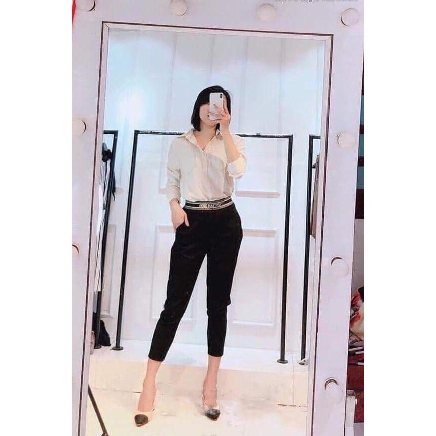 Quần nữ baggy thần thánh vải umi hàn | BigBuy360 - bigbuy360.vn