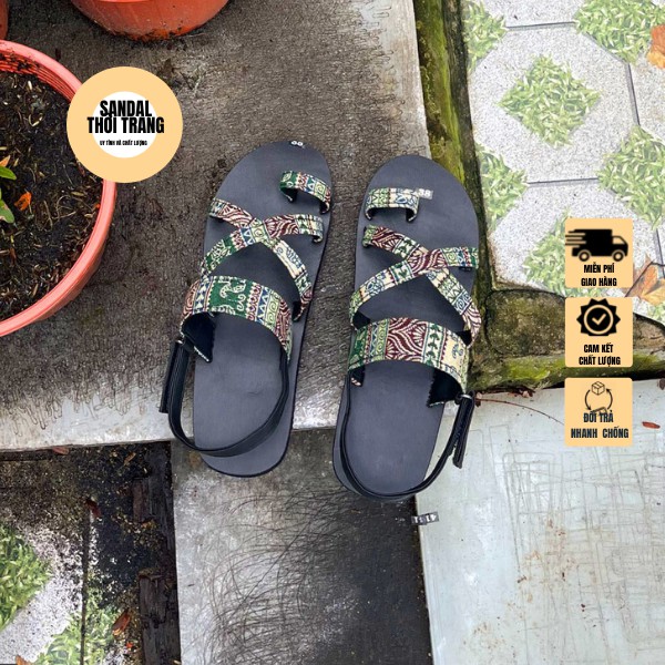 Giày sandal xỏ ngón quai chéo nữ nam [ẢNH THẬT 100%] xăng đan quai chéo xỏ ngón giá rẻ