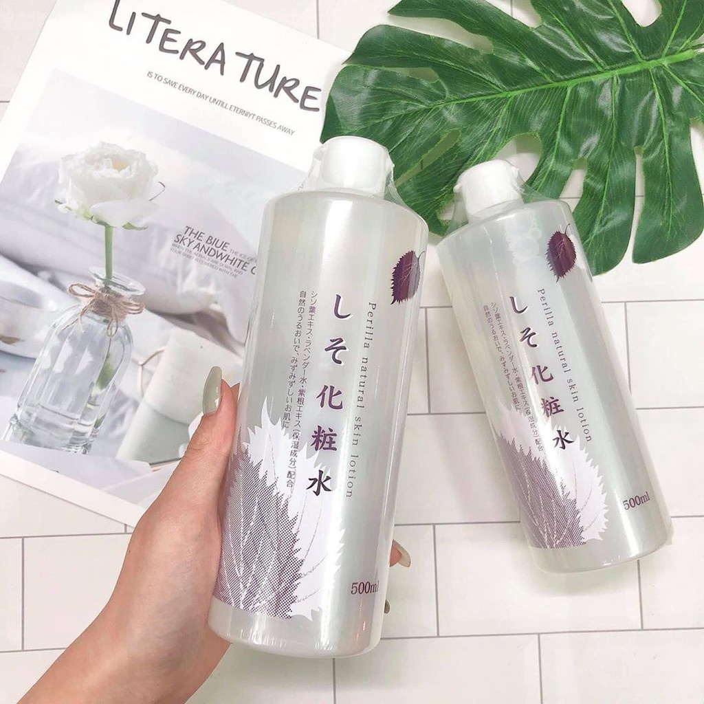 Toner Chinoshio Perilla Natural Skin Lotion Nhật bản Nước Hoa Hồng Chiết Xuất Tía Tô 500ml | BigBuy360 - bigbuy360.vn