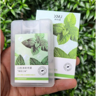 Xịt thơm miệng kháng khuẩn XMJ-Elyse HongKong hương bạc hà