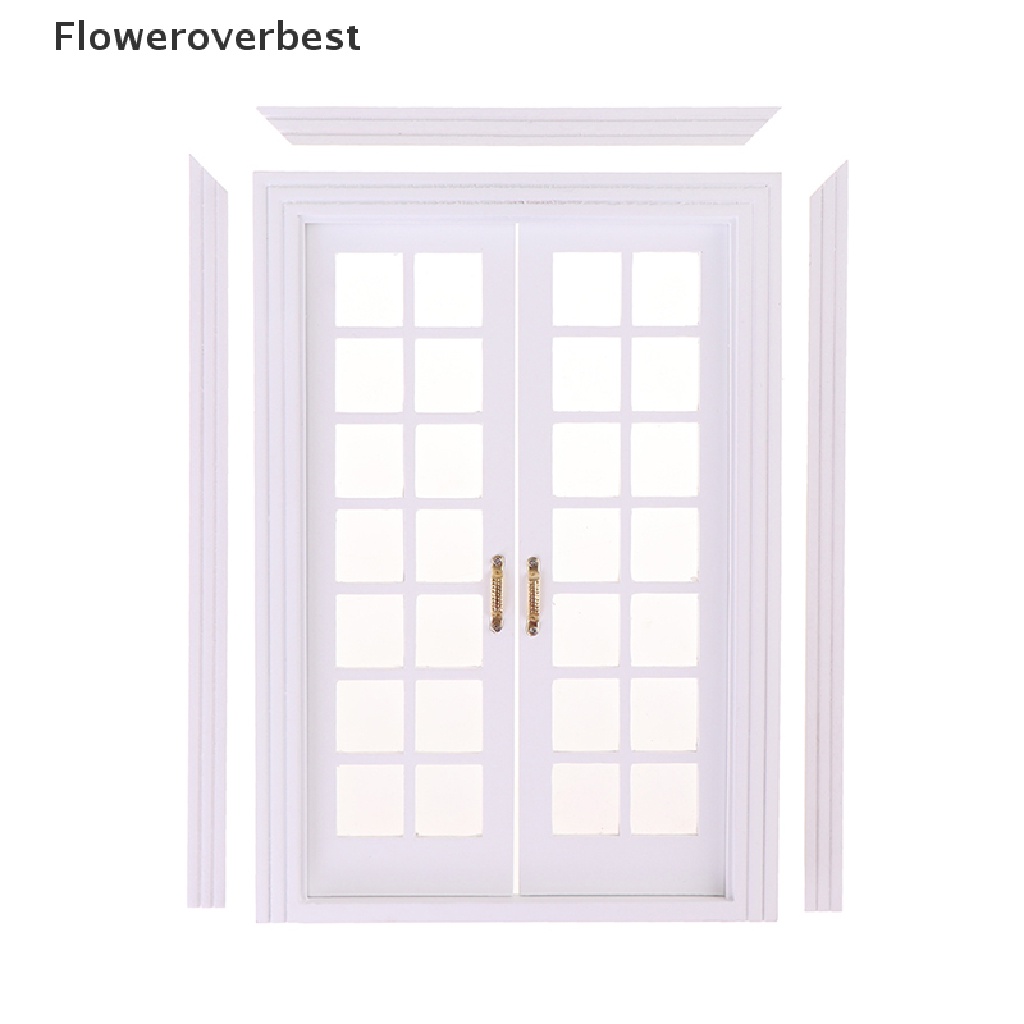 Cửa sổ mini tỉ lệ 1:12 trang trí nhà búp bê xinh xắn