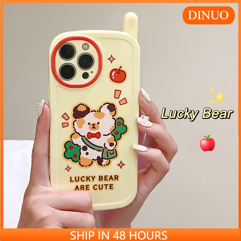 Ốp Điện Thoại Hình Gấu Hoạt Hình Cho iphone7 / 7plus / 8 / 8plus / x / xs / 11 / 12 / 13 / 14 / pro / max / plus / promax