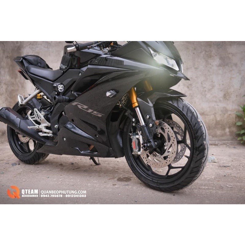 VÀNH TRƯỚC ĐỘ 2 ĐĨA CHO XE YAMAHA R15V3 / MT15 / XSR155 / Z300 / NINJA 300 / R3 / MT03 Giữ được đĩa nguyên bản.