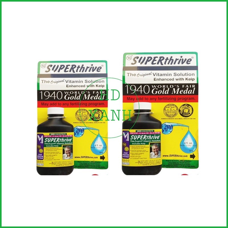 Siêu phẩm Superthrive 60ml-Mỹ -50 loại thuốc kích thích