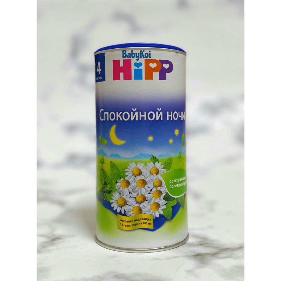 Trà Hoa quả Hipp nội địa Nga cho bé từ 4M (date mới 10/2021)