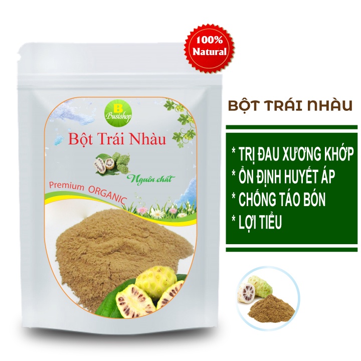 Bột trái nhàu nguyên chất 100g - Giảm đau nhức xương, tốt cho tiêu hóa, ổn định huyết áp