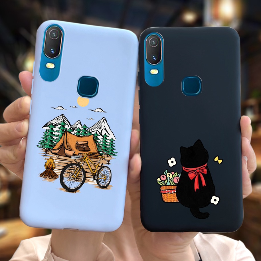 Ốp điện thoại TPU mềm mặt nhám 6.35 inch dành cho Y11 2019 VIVO Y12 Y15 Y17 Y3s VivoY11 2019 1906 1904 VivoY12