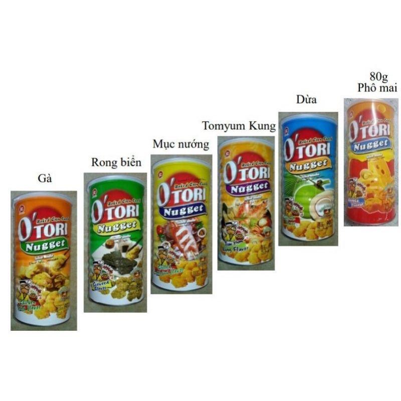 (6 Vị) Bánh Snack Otori Thái Lan 90g